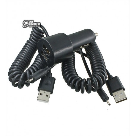 Автомобильное зарядное устройство Nokia DC-20 (2USB) c Micro USB кабелем и кабелем для зарядки Nokia 6101 Автомобильное зарядное устройство Nokia DC-20 (2USB) c Micro USB кабелем и кабелем для зарядки Nokia 6101