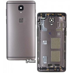 Задня панель корпусу для OnePlus 3T A3010, чорний колір Задня панель корпусу для OnePlus 3T A3010, чорний колір