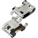 Коннектор зарядки Micro-USB для Fly FS506, 5 pin, original, тип-B, #14030179
