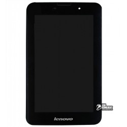 Дисплей для планшета Lenovo IdeaTab A3000, чорний, з рамкою, з сенсорним екраном (дисплейний модуль), оригінал Дисплей для планшета Lenovo IdeaTab A3000, чорний, з рамкою, з сенсорним екраном (дисплейний модуль), оригінал