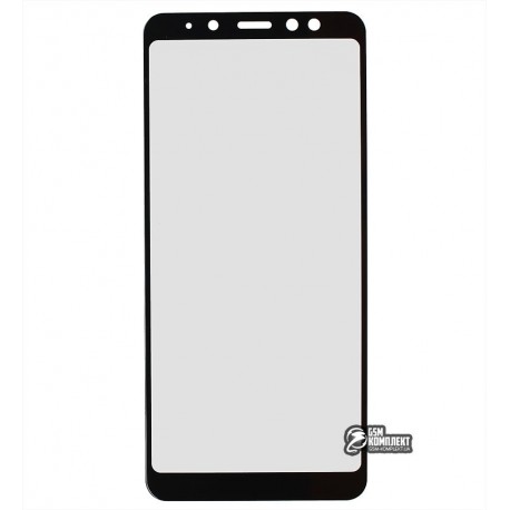 Закаленное защитное стекло DIGI Glass Screen (3D Full Glue) для Samsung A730 Galaxy A8 Plus, черное