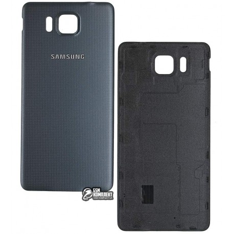 Задняя крышка батареи для Samsung G850F Galaxy Alpha, черная