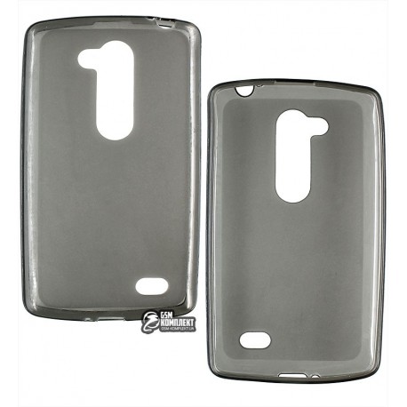 Чехол защитный для LG L Fino D295 Dual , силиконовый, черный