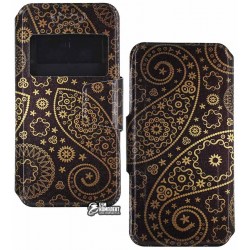 Чехол-книжка универсальная TOTO с окошком 4.0'-4.5' Indian Ornament
