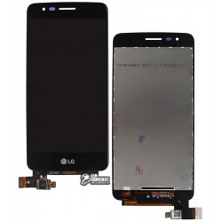 Дисплей для LG K8 (2017) X240 Dual Sim, черный, с сенсорным экраном, original (PRC), 20 pin