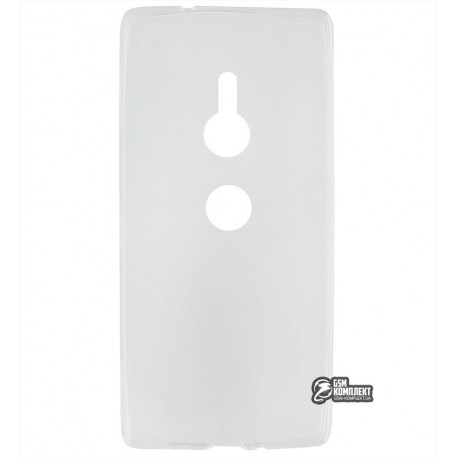 Чехол ультратонкий для Sony Xperia XZ2, силиконовый, прозрачный