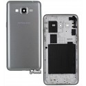 Корпус для мобільного телефону Samsung G530H Galaxy Grand Prime, сірий колір, dual sim