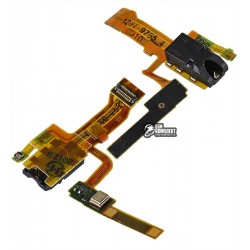 Конектор handsfree для Sony C6502 L35h Xperia ZL, C6503 L35i Xperia ZL, C6506 Xperia ZL, зі шлейфом