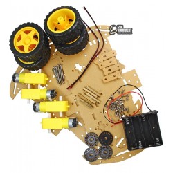 Умный робот Шасси Комплект для Arduino 4WD Умный робот Шасси Комплект для Arduino 4WD