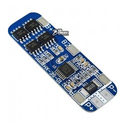 BMS Контроллер заряда-разряда для 3-х Li-Ion аккумуляторов 18650 HX-3S-01 8A 11.1-12.6V BMS Контроллер заряда-разряда для 3-х Li-Ion аккумуляторов 18650 HX-3S-01 8A 11.1-12.6V