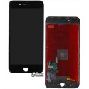 Дисплей iPhone 8 Plus, черный, с сенсорным экраном (дисплейный модуль), China quality, Tianma