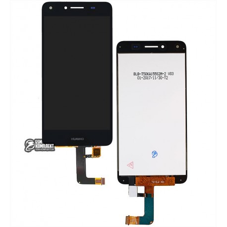 Дисплей для Huawei Y5 II, черный, с сенсорным экраном (дисплейный модуль)