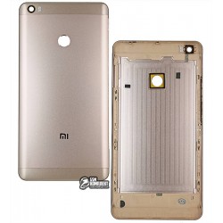 Задня кришка батареї Xiaomi Mi Max, золотистий колір, з бічними кнопками