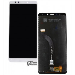 Дисплей для Xiaomi Redmi 5, белый, с сенсорным экраном (дисплейный модуль)