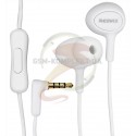 Навушники Remax RM-515, з мікрофоном, білий колір
