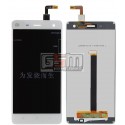 Дисплей Xiaomi Mi 4, белый, с сенсорным экраном (дисплейный модуль), Original (PRC)