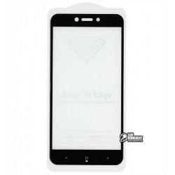 Закаленное защитное стекло для Xiaomi Redmi 4X, 0,26 мм 9H, 2.5D, Full Glue, черное