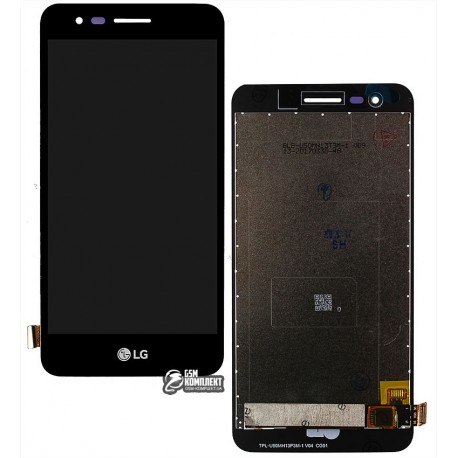 Дисплей для LG K7 (2017) X230, черный, с сенсорным экраном (дисплейный модуль), original (PRC)