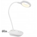 Настільна Led-лампа Luxel 6Вт / 200Лм + нічник, USB, TL-04W
