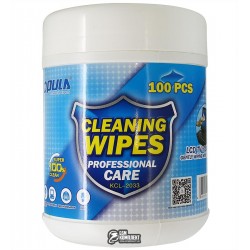 Влажные салфетки для чистки Opula KCL-2033, 100шт