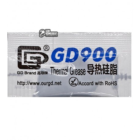 Термопаста GD900 (серая) 4.8w/m-k 0.5гр, пакет