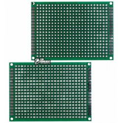 Макетная плата двухсторонняя для пайки 50x70 мм
