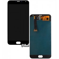 Дисплей для Meizu MX5e, черный, с сенсорным экраном (дисплейный модуль), original (PRC)