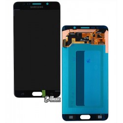 Дисплей для Samsung N9200 Galaxy Note 5, синій