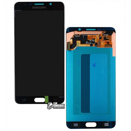 Дисплей для Samsung N9200 Galaxy Note 5, синій