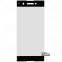 Закаленное защитное стекло для Sony G3412 Xperia XA1 Plus Dual, 0,26 mm 9H, черное