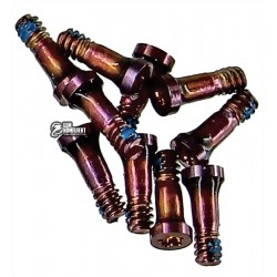 Шуруп для Apple iPhone 7, iPhone 7 Plus, розовый, 10 шт., внешние