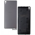 Задня панель корпусу для Sony F3111 Xperia XA, F3112 Xperia XA Dual, F3113 Xperia XA, F3115 Xperia XA, F3116 Xperia XA Dual, чорний колір, graphite black