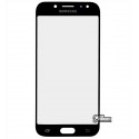 Скло дисплея Samsung J530F Galaxy J5 (2017), з OCA-плівкою, чорний колір