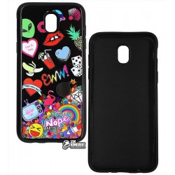 Чохол для Samsung J530 Galaxy J5 (2017), силіконовий, з блискітками