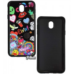 Чохол для Samsung J730 Galaxy J7 (2017), силіконовий, з блискітками