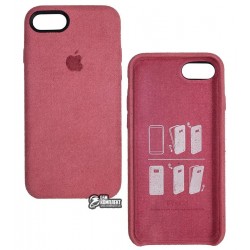 Чехол защитный Alcantara для Apple iPhone 7 / iPhone 8, розовый