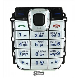 Клавиатура для Nokia 2610, серебристая, русская Клавиатура для Nokia 2610, серебристая, русская