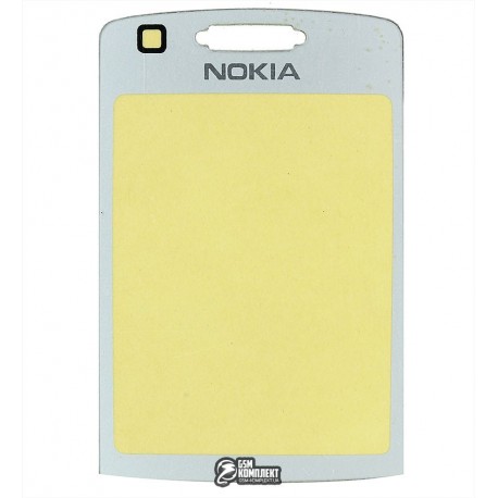 Скло корпусу для Nokia 6280, сріблясте