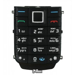 Клавиатура для Nokia 6151, черная, русская Клавиатура для Nokia 6151, черная, русская