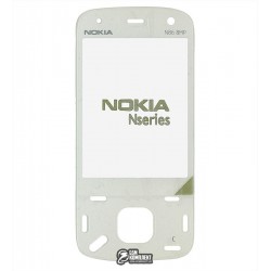 Стекло корпуса для Nokia N86, белый