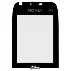 Стекло корпуса для Nokia E51, черный
