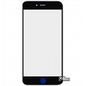 Скло дисплея для iPhone 6 Plus, оригінал, чорний колір