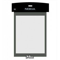 Стекло корпуса для Nokia X3-00, черный
