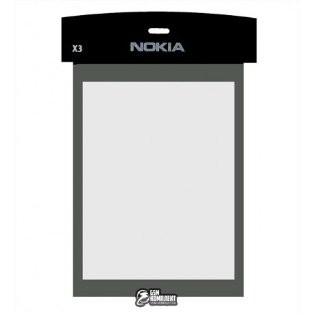 Скло корпусу для Nokia X3-00, чорний
