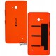 Задня панель корпусу для Microsoft (Nokia) 640 Lumia, помаранчева , з боковими кнопками