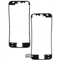 Рамка крепления дисплея для Apple iPhone 5S, iPhone SE, черная Рамка крепления дисплея для Apple iPhone 5S, iPhone SE, черная