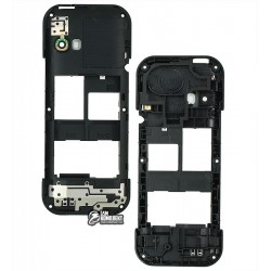 Средняя часть корпуса для Fly DS107D, черная, оригинал, с антенной, #3.H-5002-CC281AA1-000