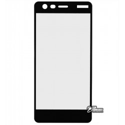 Закаленное защитное стекло для Nokia 2 Dual Sim, 0,25 мм, 2.5D, 9H, черное
