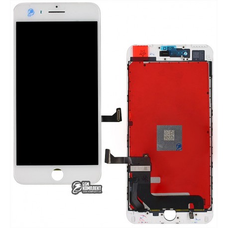 Дисплей iPhone 7 Plus, белый, с сенсорным экраном (дисплейный модуль), original (PRC)