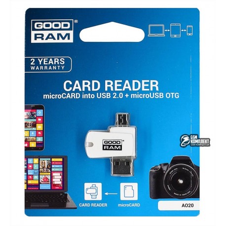 Кардридер GOODRAM USB microSD Card reader microSD кардридер USB